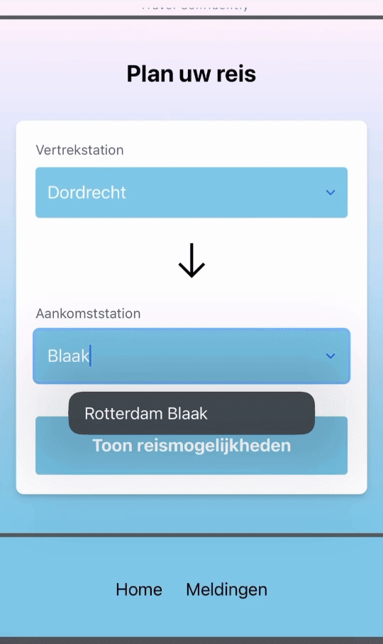 Reisplanner tutorial